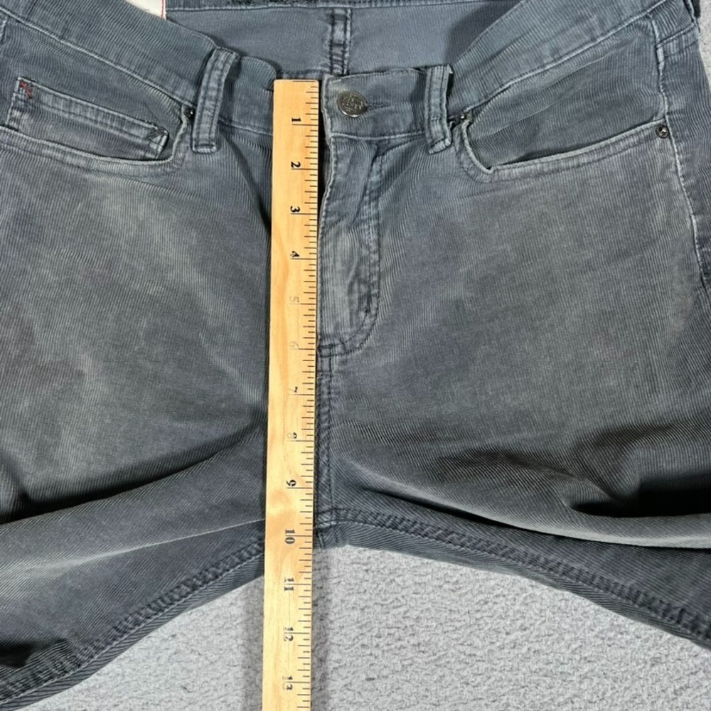 Marine Layer Pants Mens 30x32 Gray Cambridge Corduroy Slim Straight Casual Logo - Picture 6 of 11